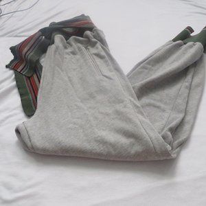 HalfHeart Gray Belted Sweatpants Joggers USED Medium